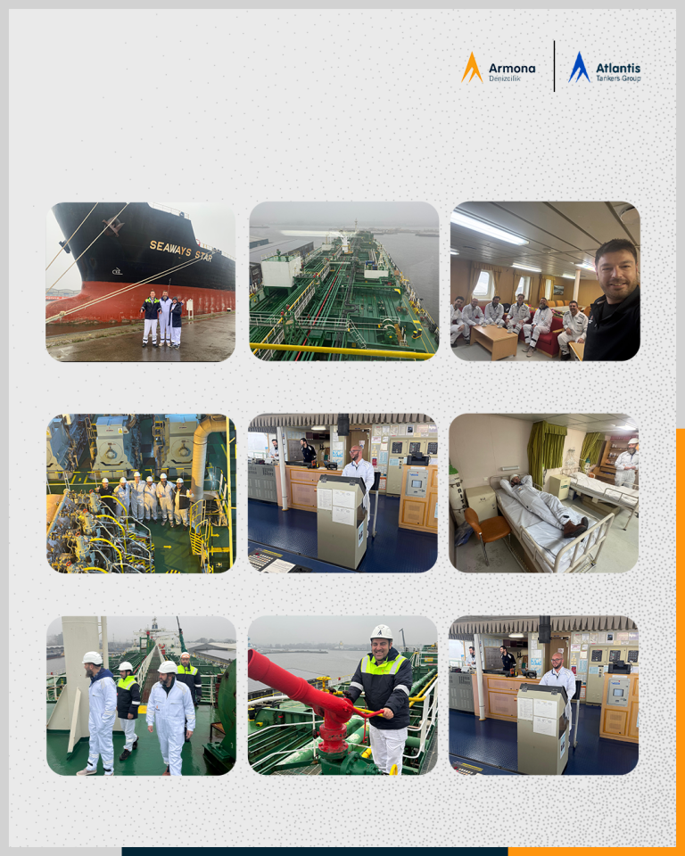 Leadership Visit & Ceremonial Takeover of MT ATLANTIS AMSTERDAM