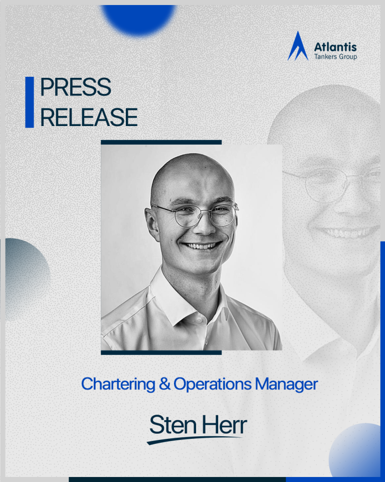 Atlantis Tankers Appoints Sten Herr as Chartering & Operations Manager