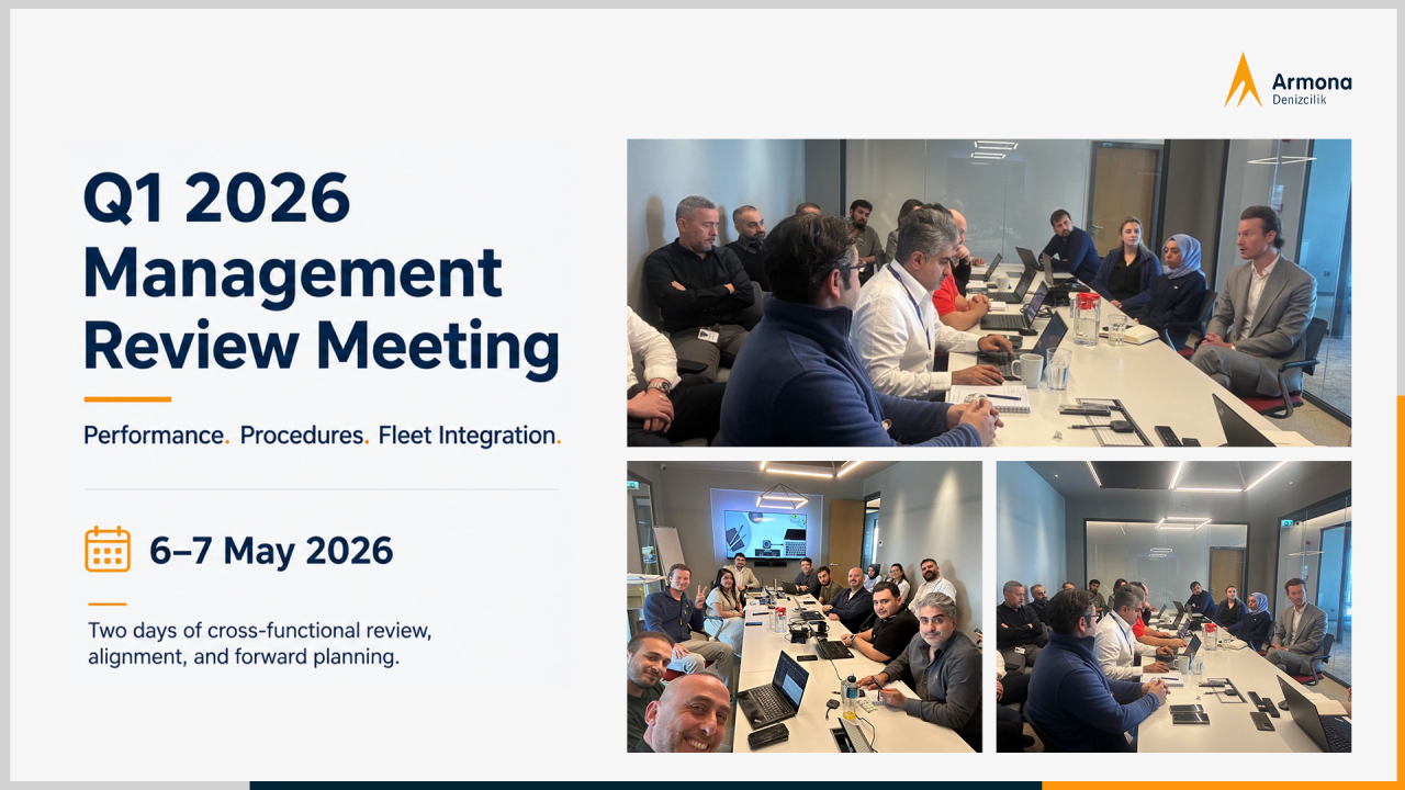 Armona Denizcilik Holds Q1 2026 Management Review Meeting